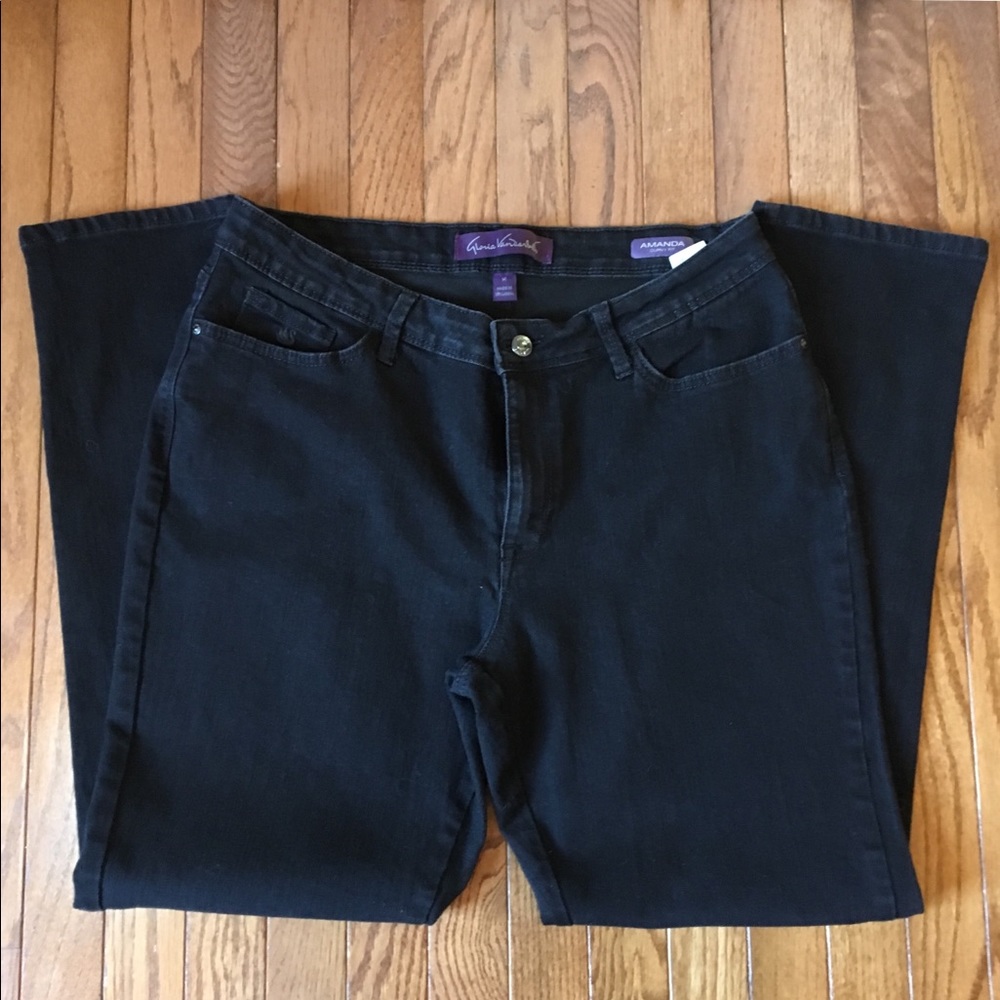 Classic Black Denim Jeans 14 Gloria Vanderbilt